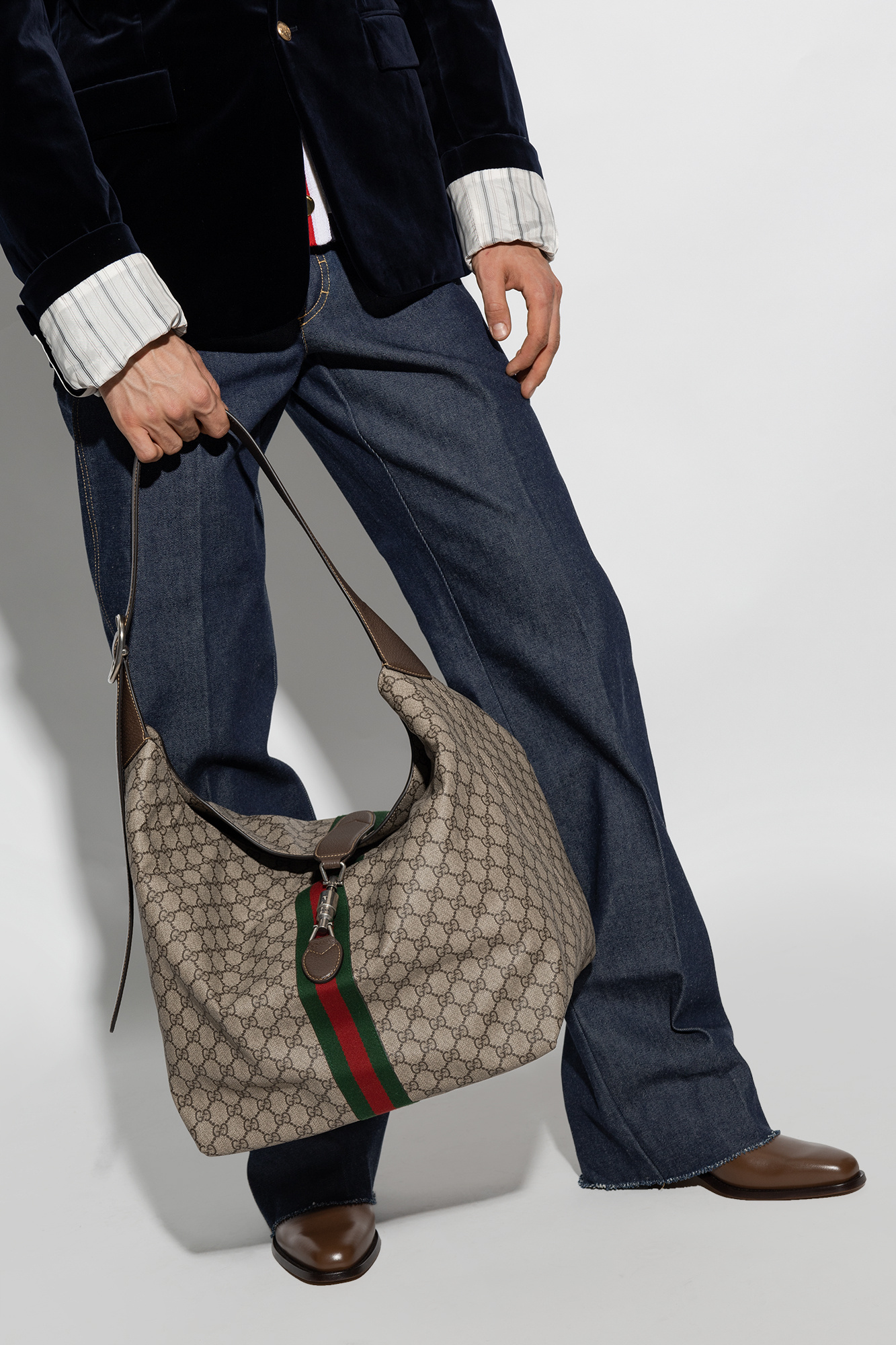 Gucci Jackie 1961 Medium Shoulder Bag - Beige
