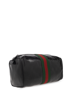 Gucci Wash bag with ‘Web’ stripe