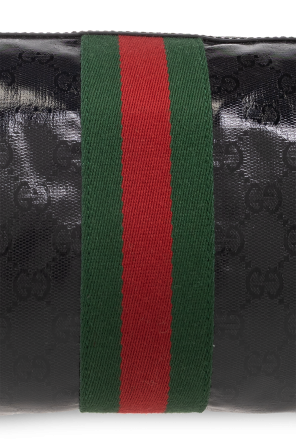 Gucci Wash bag with ‘Web’ stripe