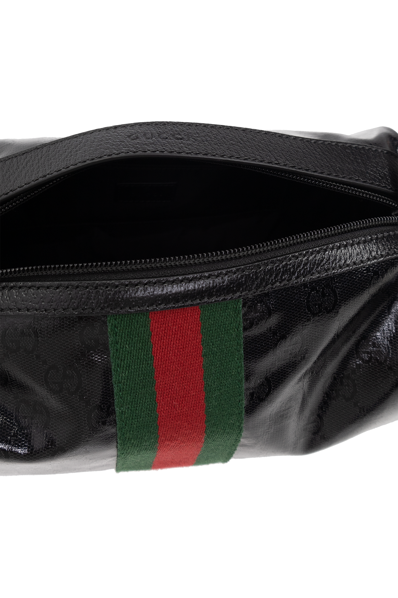 Gucci Wash bag with ‘Web’ stripe