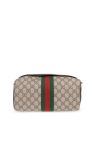 Gucci beige ‘GG Supreme’ canvas wash bag