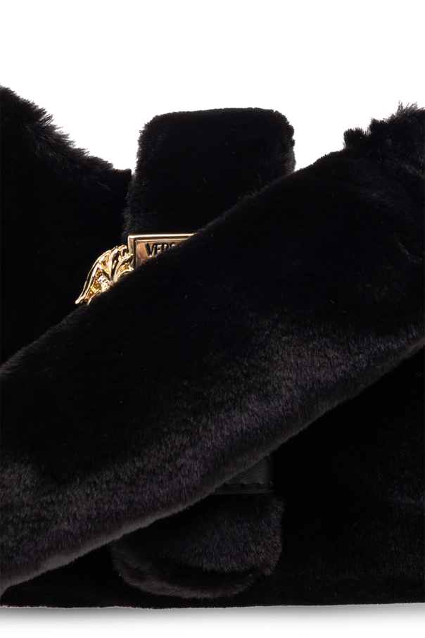 Versace Jeans Couture Futrzana torba na ramię