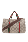 Gucci beige ‘GG Supreme’ canvas holdall bag