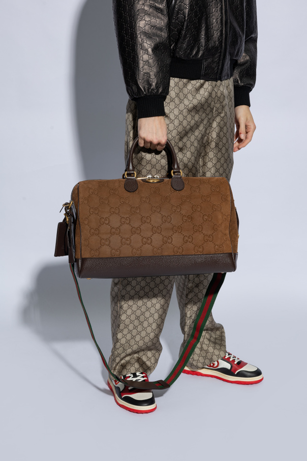 Gucci Suede duffel bag