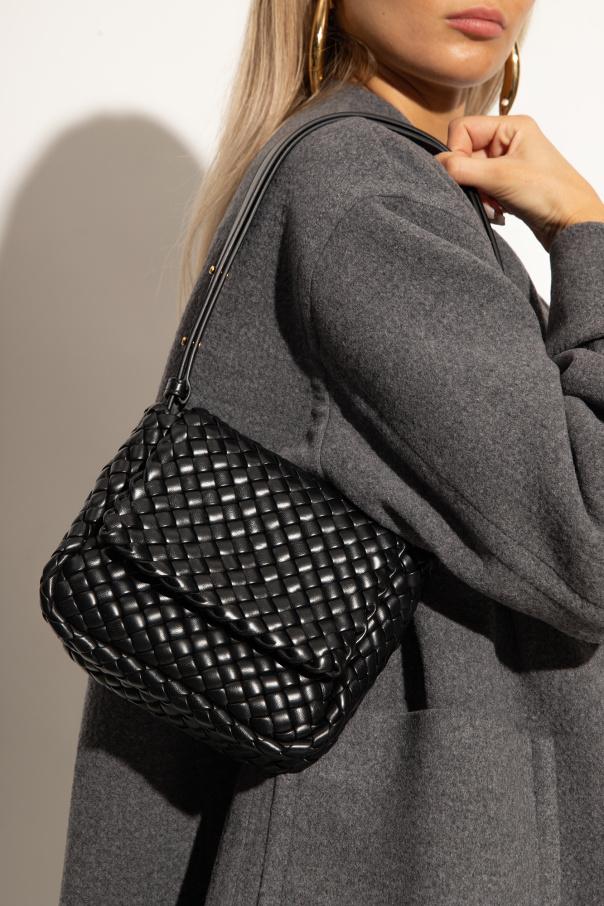 Bottega Veneta Mini Leather Intrecciato Loop Cross-Body Bag | Harrods JM