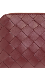 Bottega Veneta BURGUNDY Leather cosmetic bag