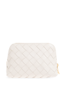 Bottega Veneta WHITE Wash bag with heart motif