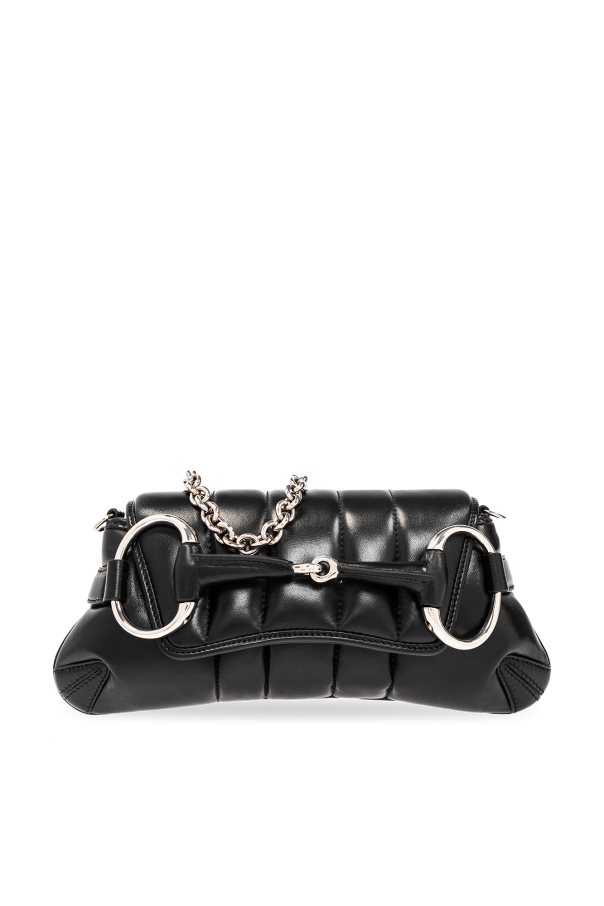 Gucci Bianco ‘Horsebit Chain’ handbag