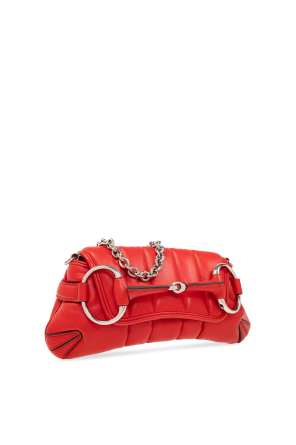 Gucci canvas ‘Horsebit Chain Small’ handbag