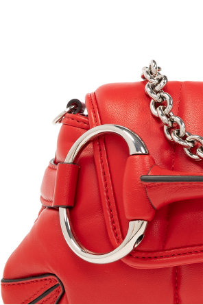 Gucci canvas ‘Horsebit Chain Small’ handbag