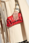 Gucci RED ‘Horsebit Chain Small’ handbag