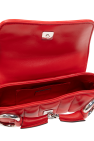 Gucci RED ‘Horsebit Chain Small’ handbag