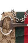 Gucci beige ‘Horsebit Chain’ shoulder bag