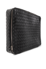 Bottega Veneta BLACK ‘Intrecciato Medium’ travel case
