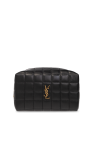 Saint Laurent ‘Cassandre’ leather wash bag