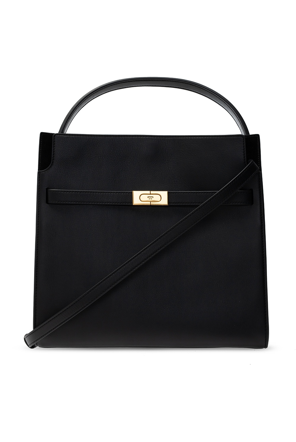 Black/Natural TOMMY HILFIGER Small Monogram Fabric Shoulder Bag Handbag 