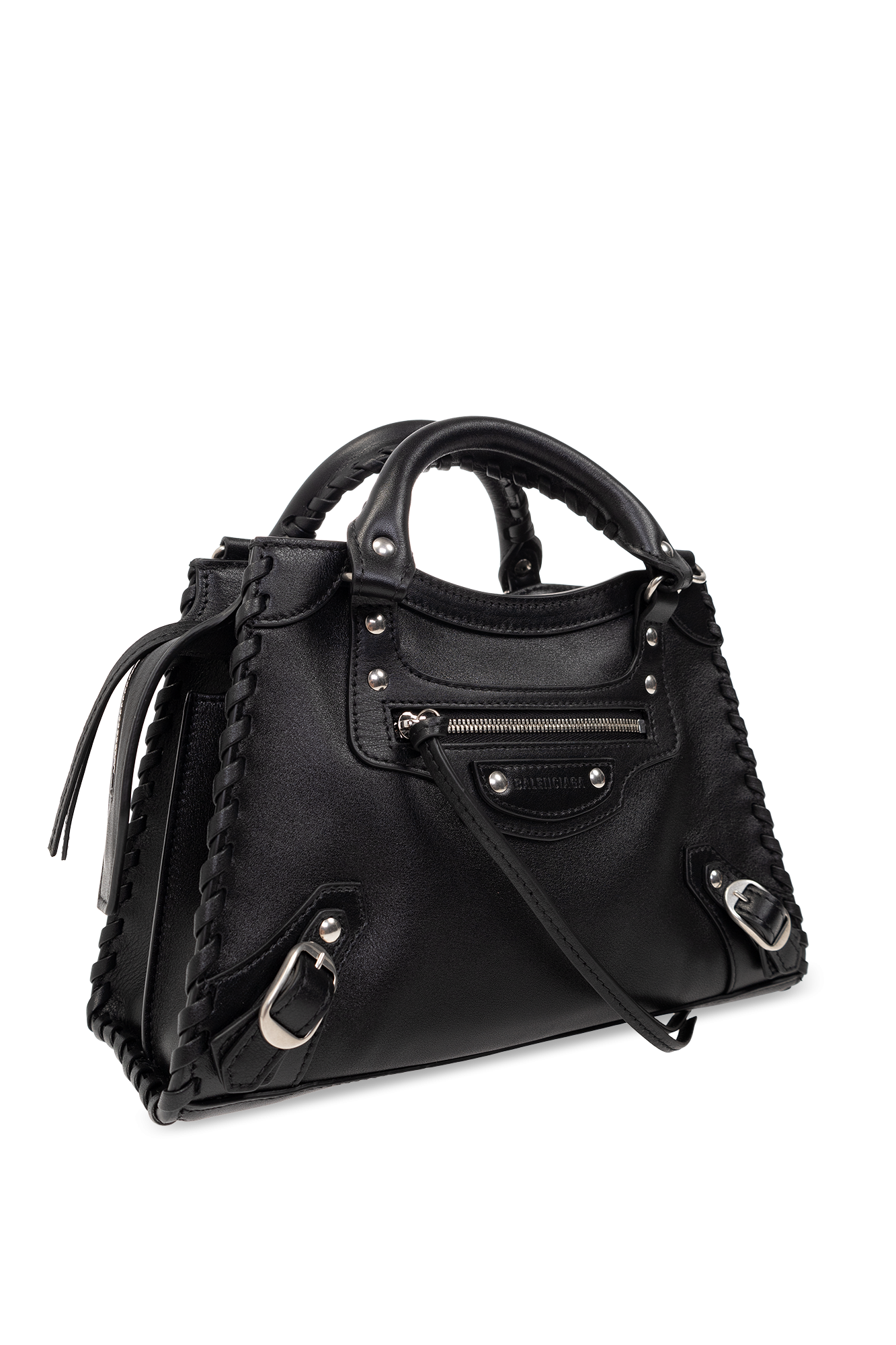 BALENCIAGA: Neo Classic City XS bag in leather with shoulder strap - Black