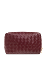 Bottega Veneta BURGUNDY ‘Intrecciato Medium’ clutch