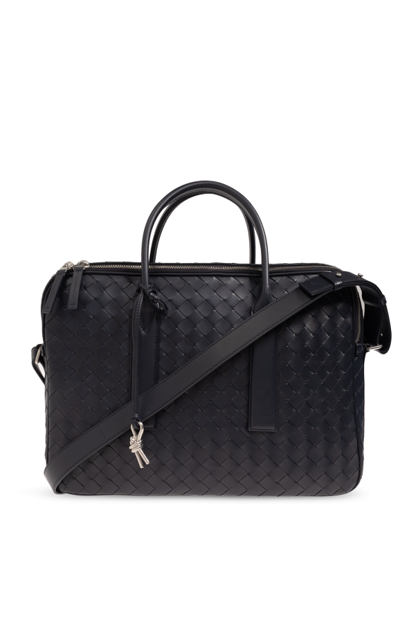Briefcase with Intrecciato weave od Bottega Veneta