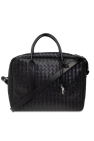 Bottega Veneta BLACK Leather duffel bag