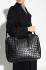 Bottega Veneta BLACK Leather duffel bag