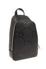 Gucci BLACK ‘Jumbo GG’ one-shoulder backpack
