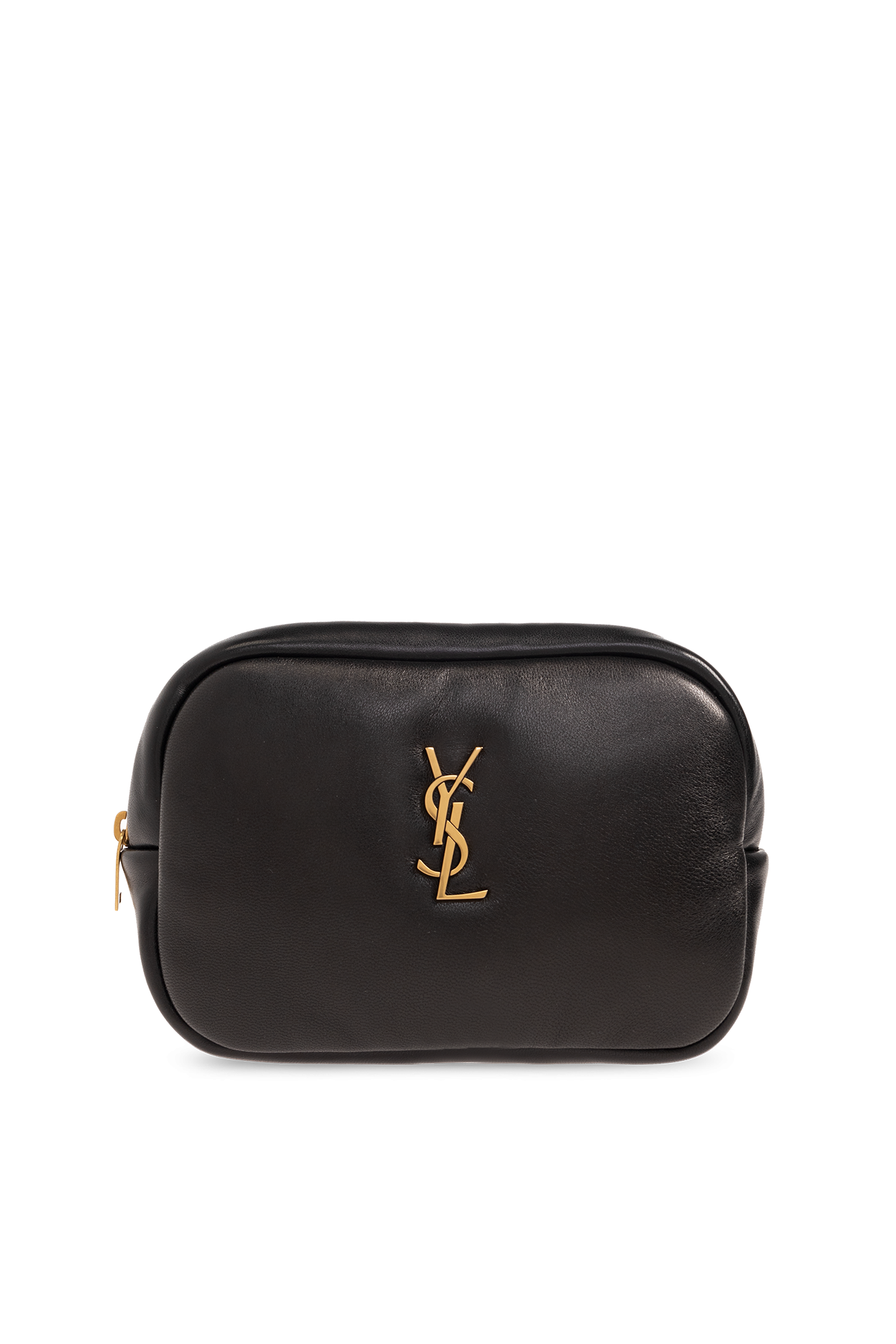 Saint Laurent Leather wash bag