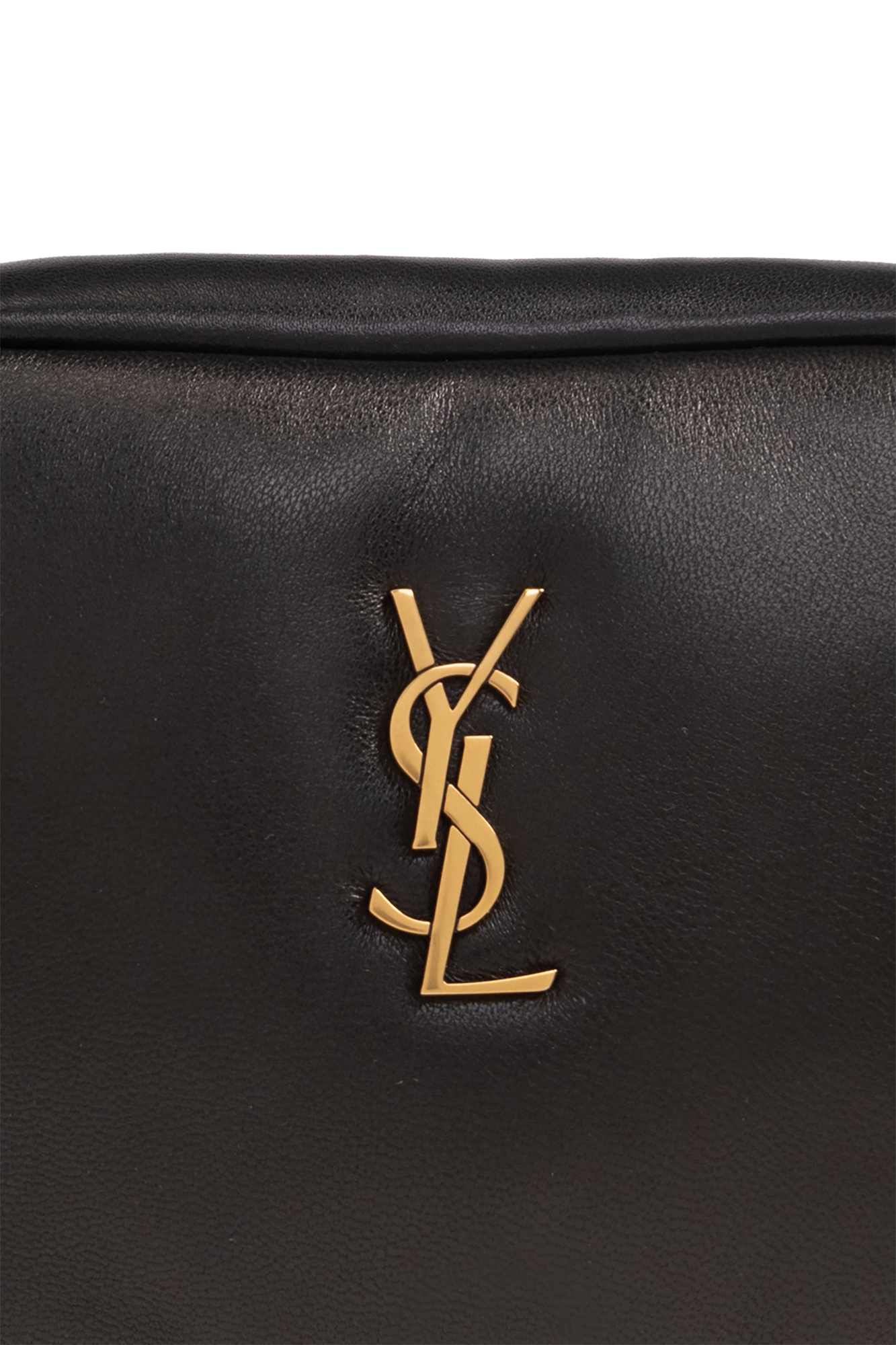 Saint Laurent Leather wash bag