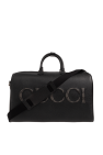Gucci BLACK Leather duffel bag