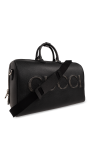 Gucci BLACK Leather duffel bag