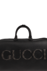 Gucci BLACK Leather duffel bag