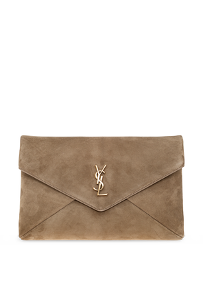 ‘Enveloppe’ suede clutch