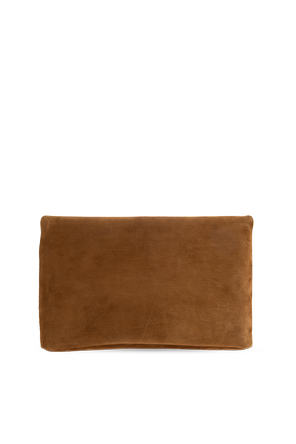 Saint Laurent Suede clutch with logo