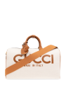 Gucci cream Travel bag with logo