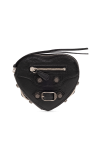 Balenciaga BLACK Heart-shaped leather pouch