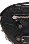 Balenciaga BLACK Heart-shaped leather pouch