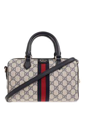 Gucci Beige & Brown GG Supreme Small Dionysus Bag