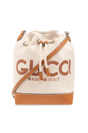 gucci logo embossed sandals item