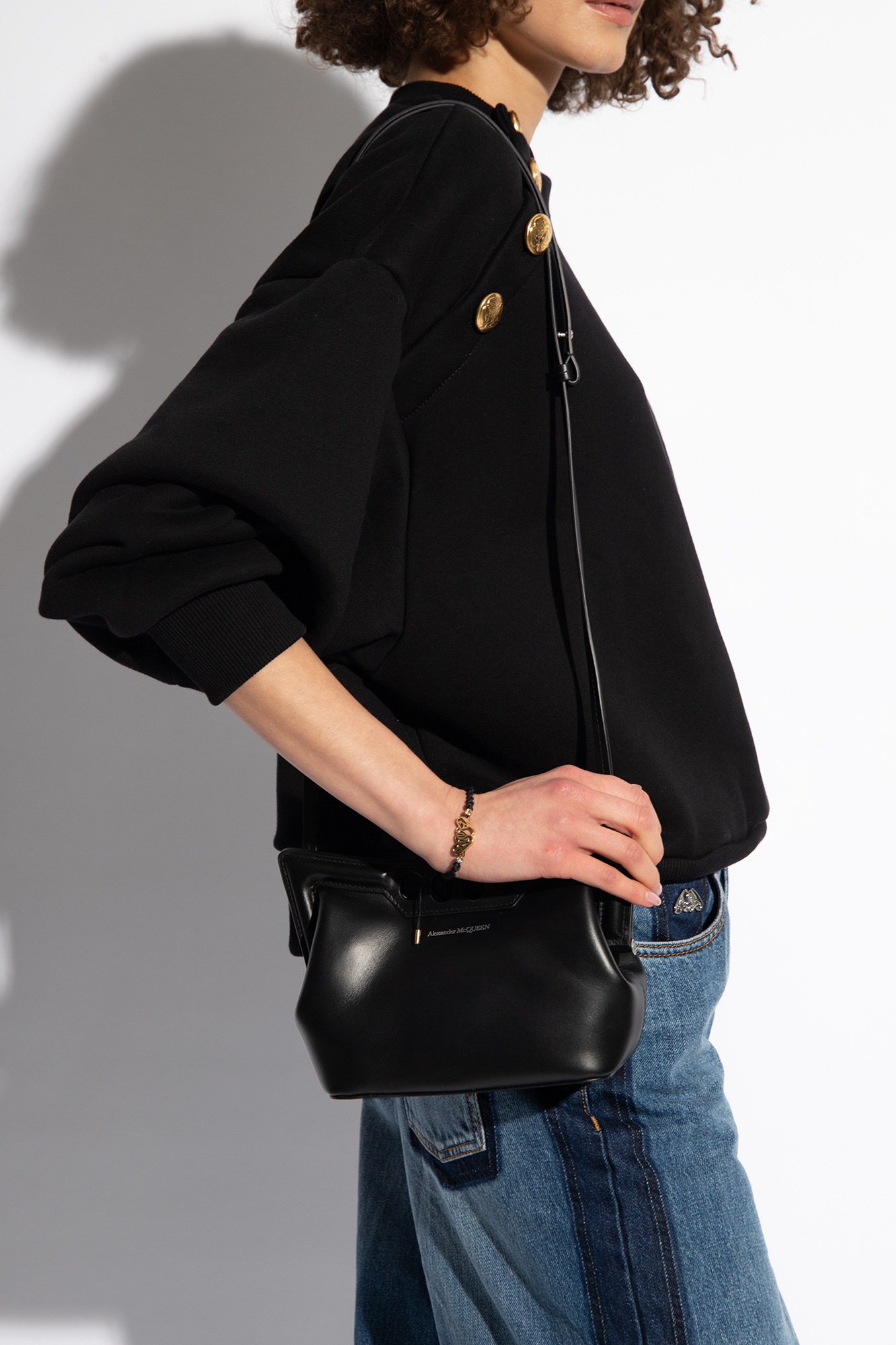 Alexander McQueen ‘The Peak Mini’ shoulder bag | Women's Bags | Vitkac