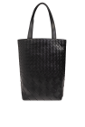 Bottega Veneta BLACK Intrecciatto shopper bag