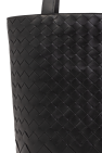 Bottega Veneta BLACK Intrecciatto shopper bag