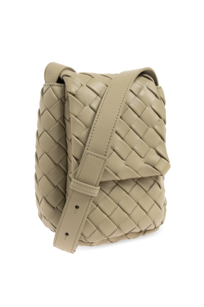 bottega Schwarz Veneta ‘Vertical Cobble Mini’  shoulder bag