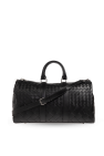 Bottega Veneta BLACK Duffel bag with Intrecciato weave