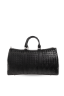 Bottega Veneta BLACK Duffel bag with Intrecciato weave
