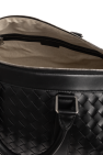 Bottega Veneta BLACK Duffel bag with Intrecciato weave