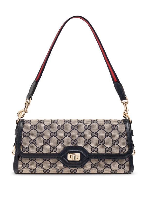 ‘luce small’ shoulder bag od leather gucci