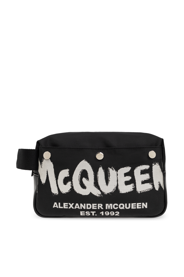 Alexander McQueen Kosmetyczka z logo