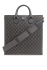 Gucci GREY Monogram 'shopper' bag