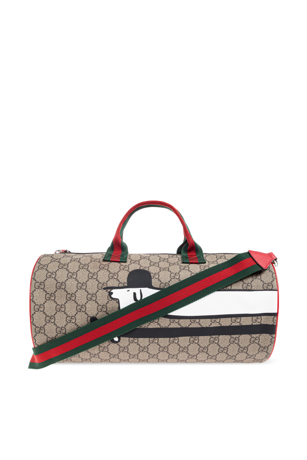 Carry-on bag with print od Gucci Kids