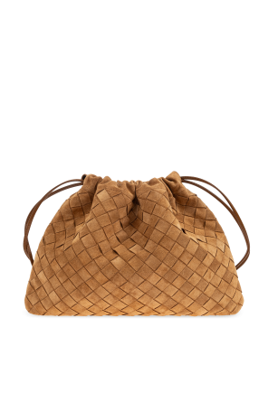 Suede shoulder bag